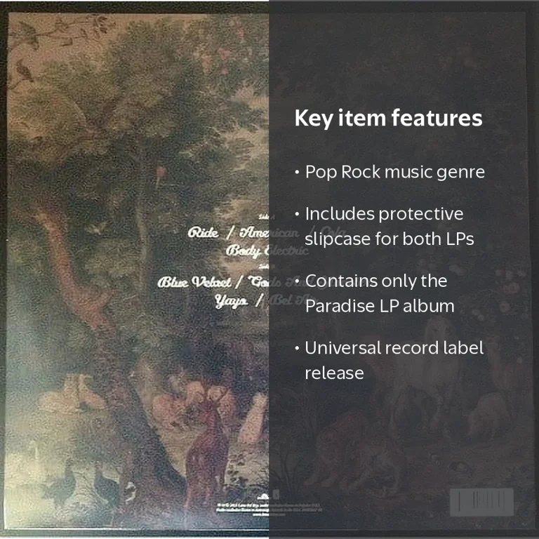 Lana Del Rey, Born to Die: The Paradise Edition Vinyl, Slipcase