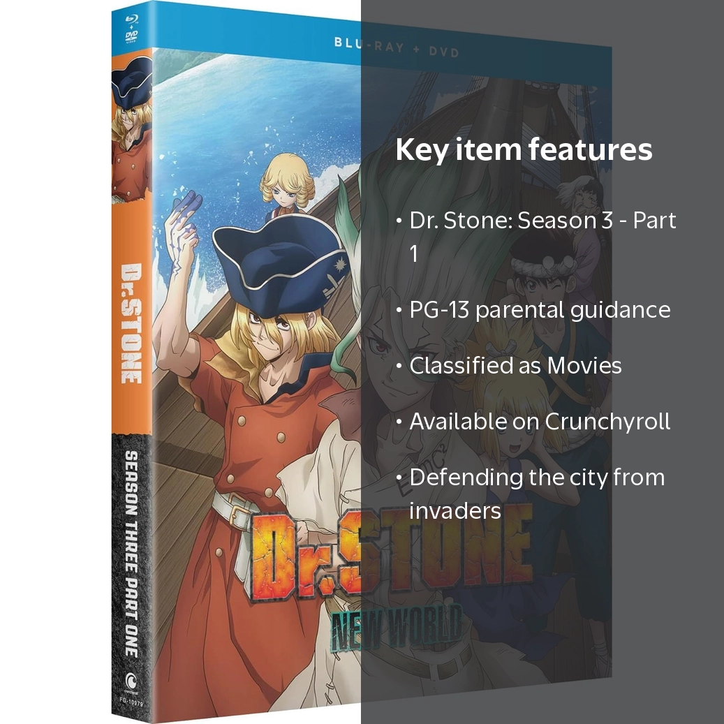 Dr. Stone: Season 3 - Part 1 - Walmart.com