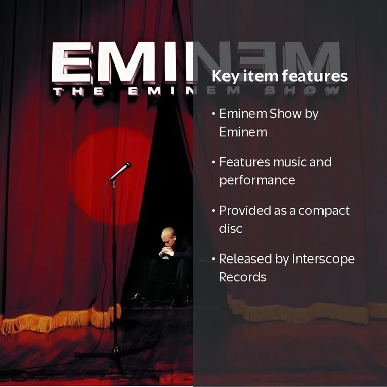 Eminem, Eminem Show, Music & Performance CD, Hip-Hop Album