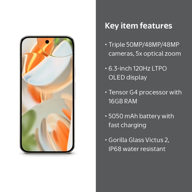 Google Pixel 9 Pro 128GB - Porcelain - Unlocked - Walmart.com