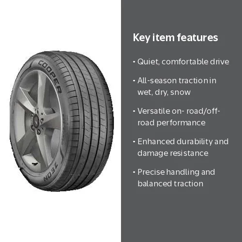 Cooper Zeon CrossRange UHP All Season 265/50R20 111H XL Passenger