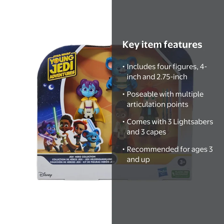 Star Wars: Young Jedi Adventures Action Toy Set - 4 Character