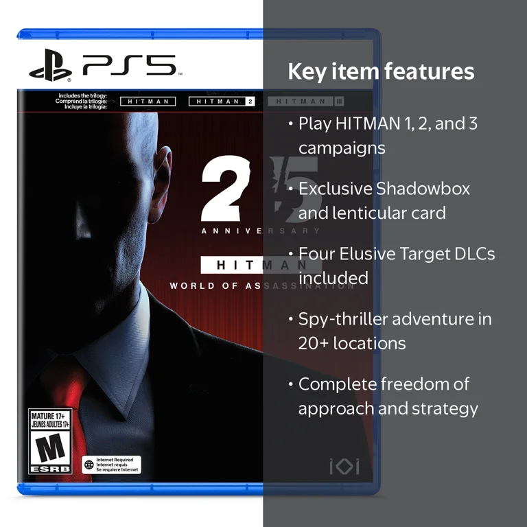 HITMAN WORLD OF ASSASSINATION ANNIVERSARY EDITION - PlayStation 5