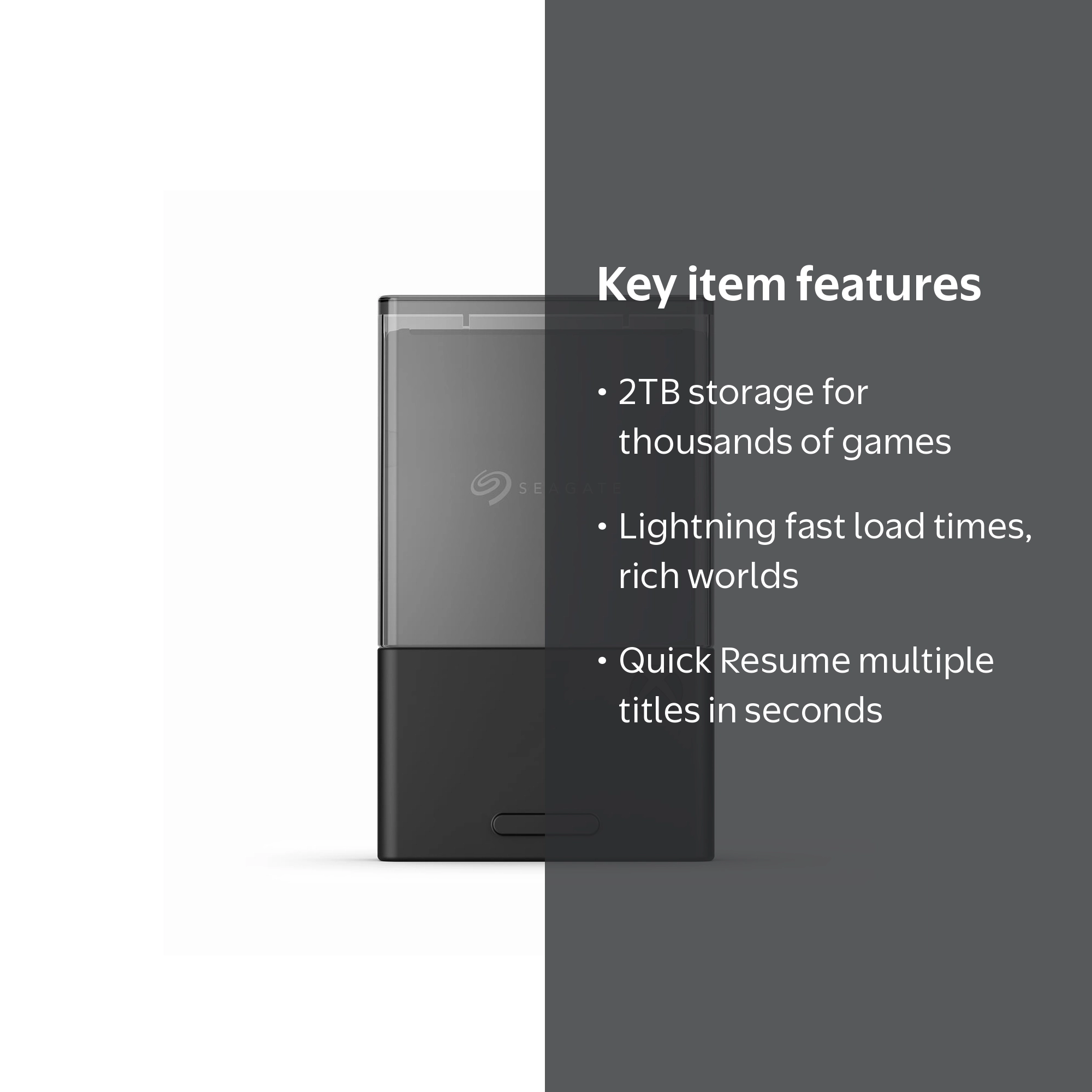 Seagate 2TB Gaming Storage Expansion Card - NVMe SSD for Xbox