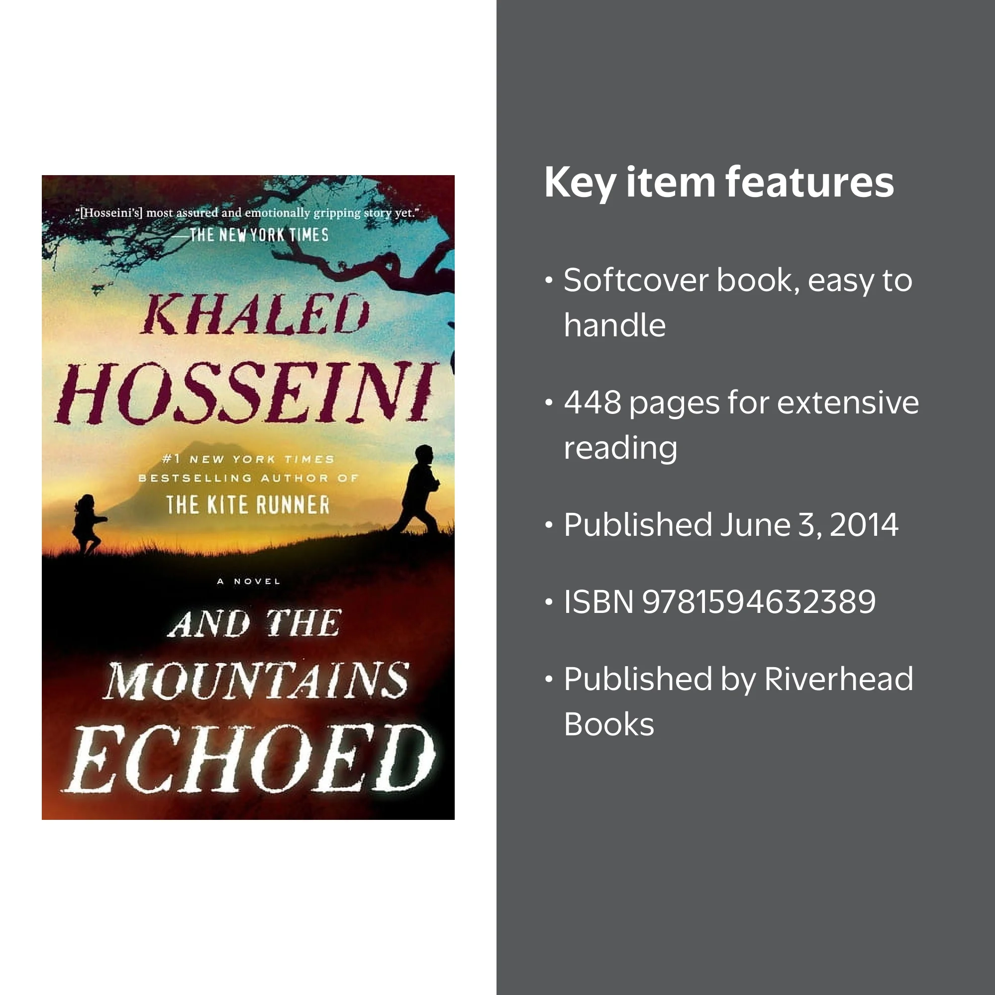 And the Mountains Echoed, (Paperback) - Walmart.com