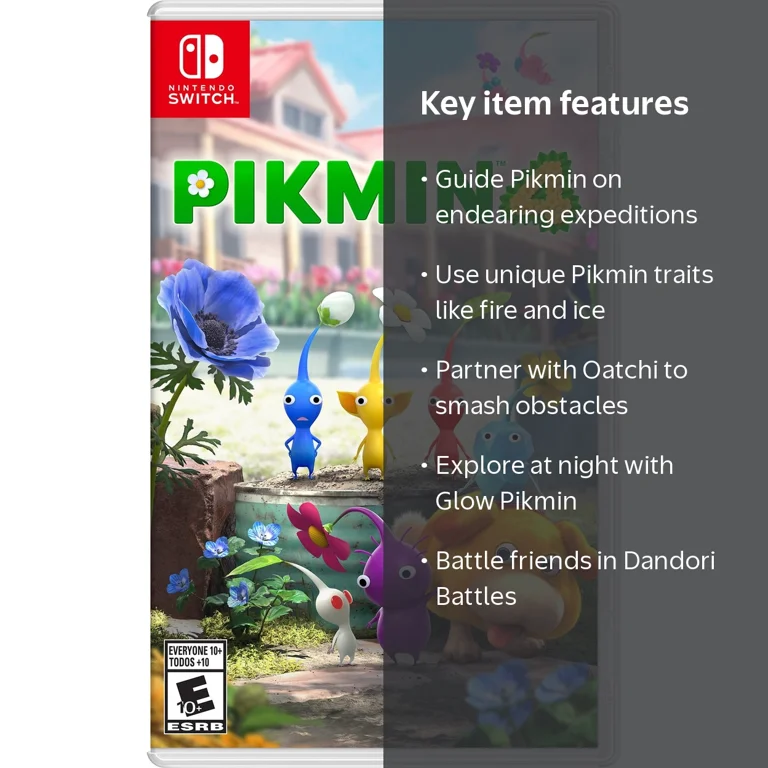 Nintendo Switch ネオンブルー/レッド + Pikmin 4 Pikmin 4 - Nintendo Switch, Grow and Guide Pikmin with New Glow