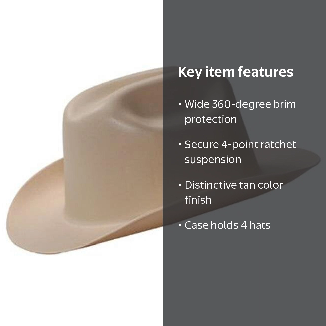 Free Shipping! Jackson Safety Western Outlaw Hard Hat (19502