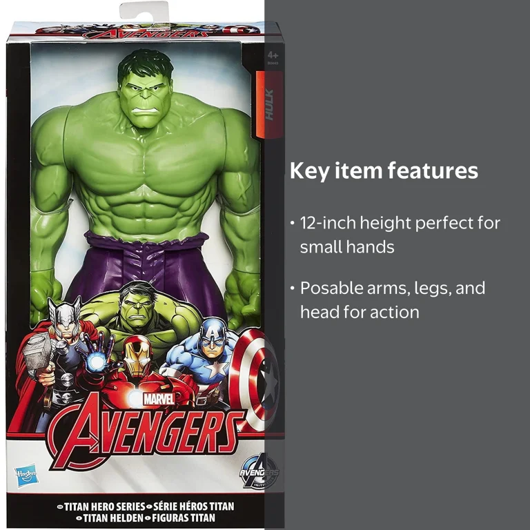 Marvel Avengers Hulk Titan Hero Series Action Figure, 12 inch