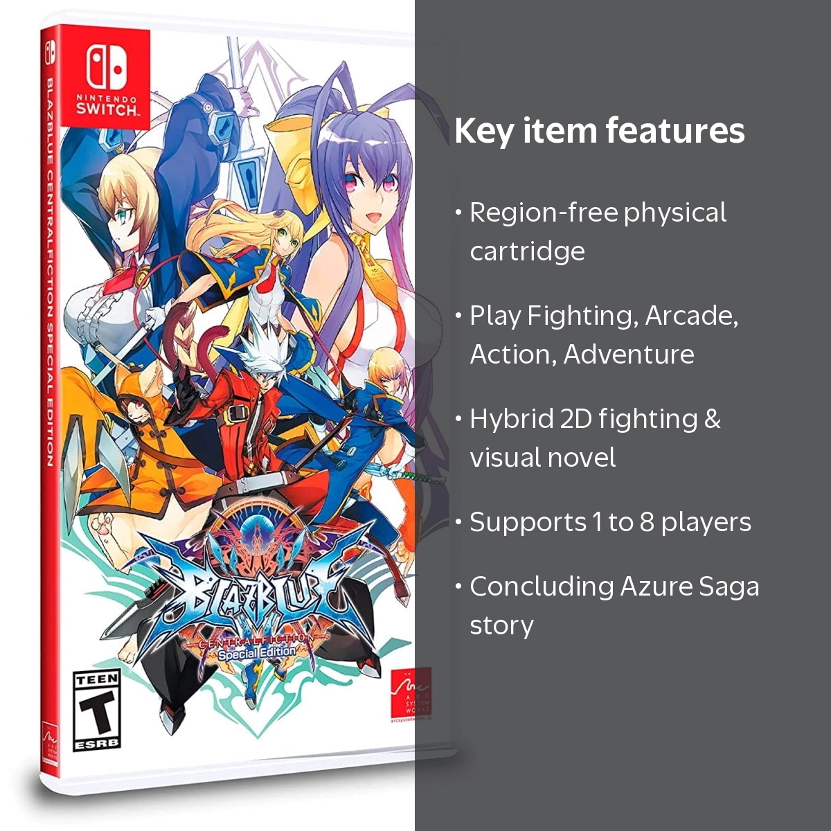 BlazBlue: Central Fiction - Special Edition [Nintendo Switch