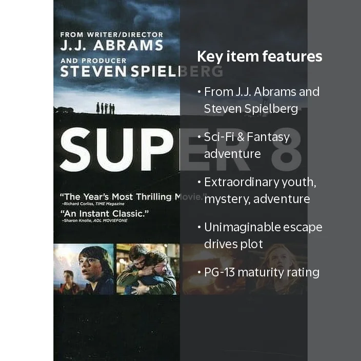 ルー・タイス × 苦米地英人 スーパライブ '08 DVD Super 8 (DVD), Paramount, Sci-Fi & Fantasy - Walmart.com