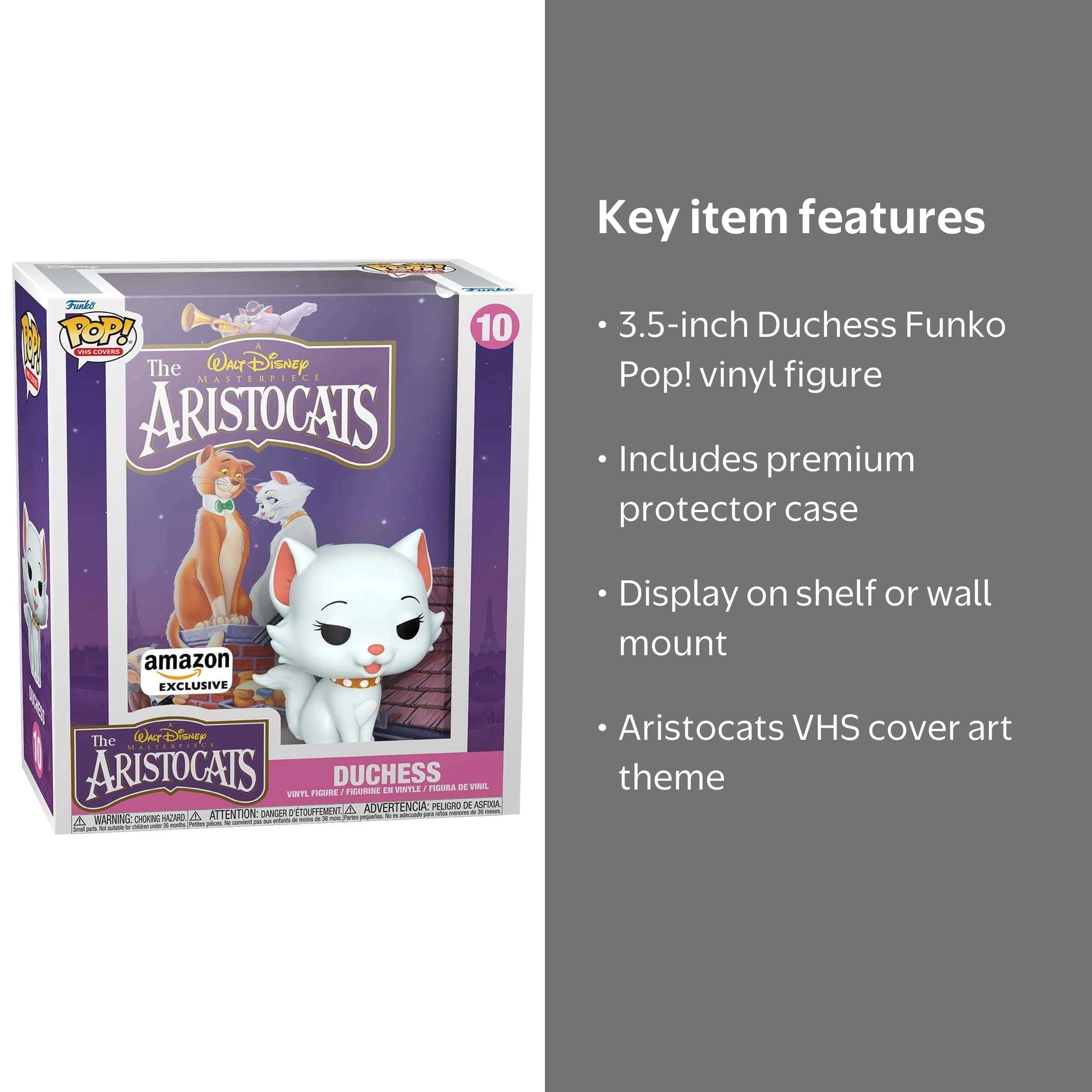Funko POP! Dvd Cover VHS Disney The Aristocats Duchess Vinyl