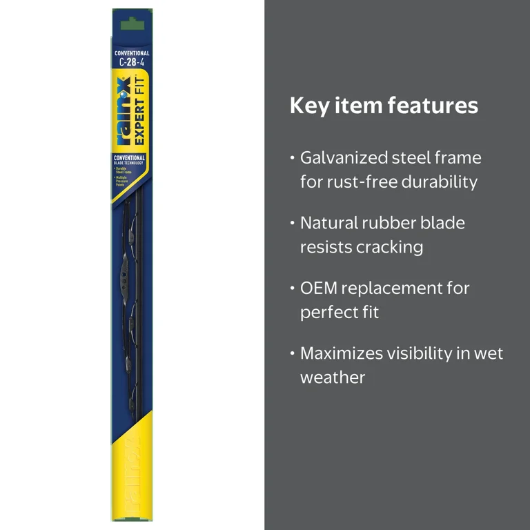 Rain-X Expert Fit Conventional Windshield Wiper Blade C-28