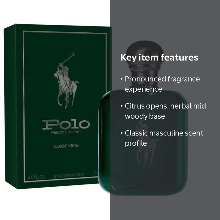 ◽︎ラルフローレン　ポログリーン　コロンスプレー　118ml◾︎ Ralph Lauren Polo Green Cologne Intense Spray, 4 oz - Walmart.com