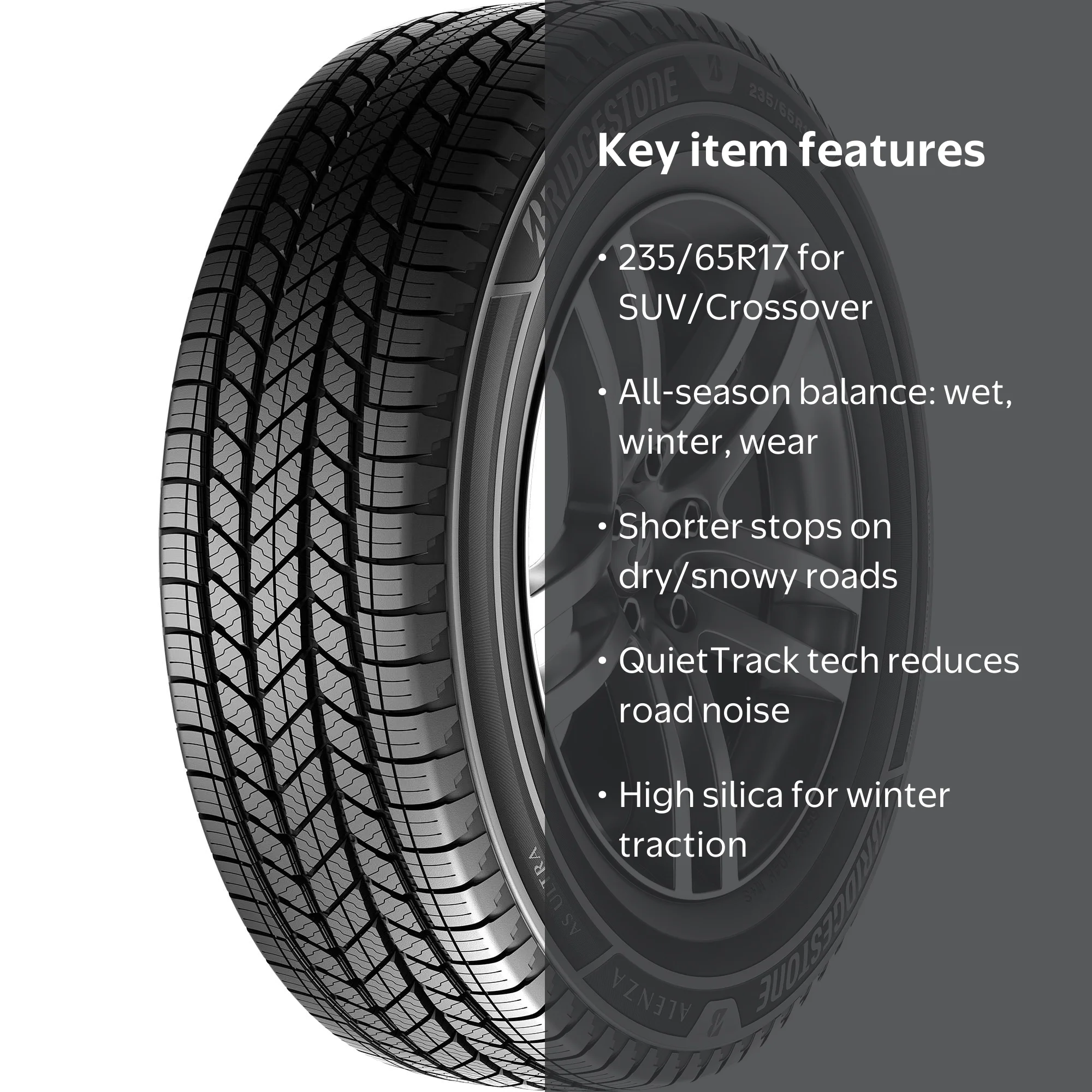 Bridgestone Alenza A/S Ultra All Season 235/65R17 104H SUV
