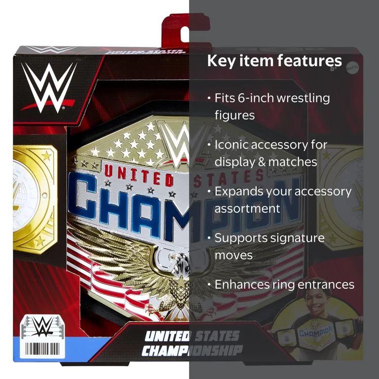 WWE, Toy Wrestling Belt, Multicolor, Built for Kids and Collectors