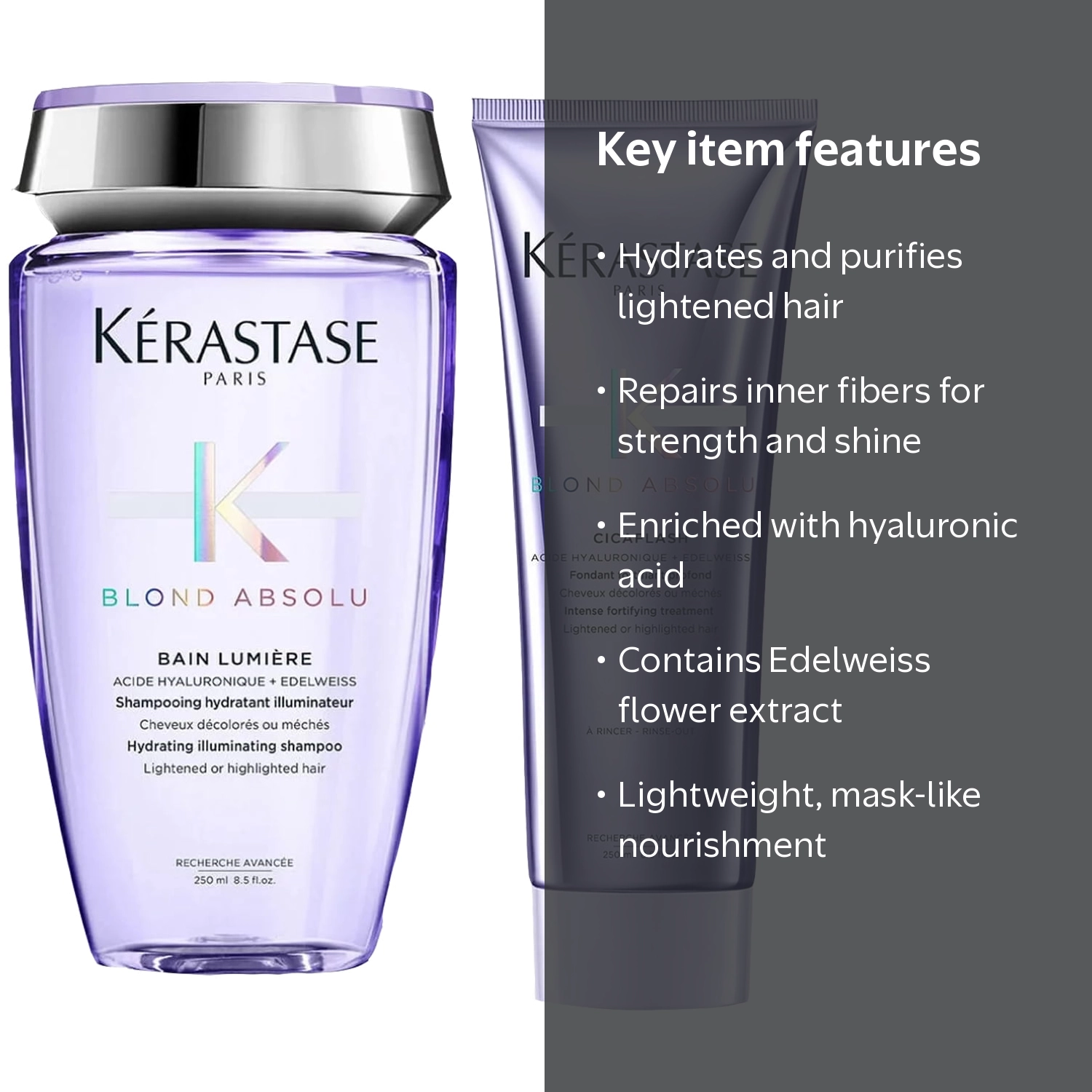 K√©rastase, Blond Absolu Hydrating Shampoo and Conditioner, 8.5