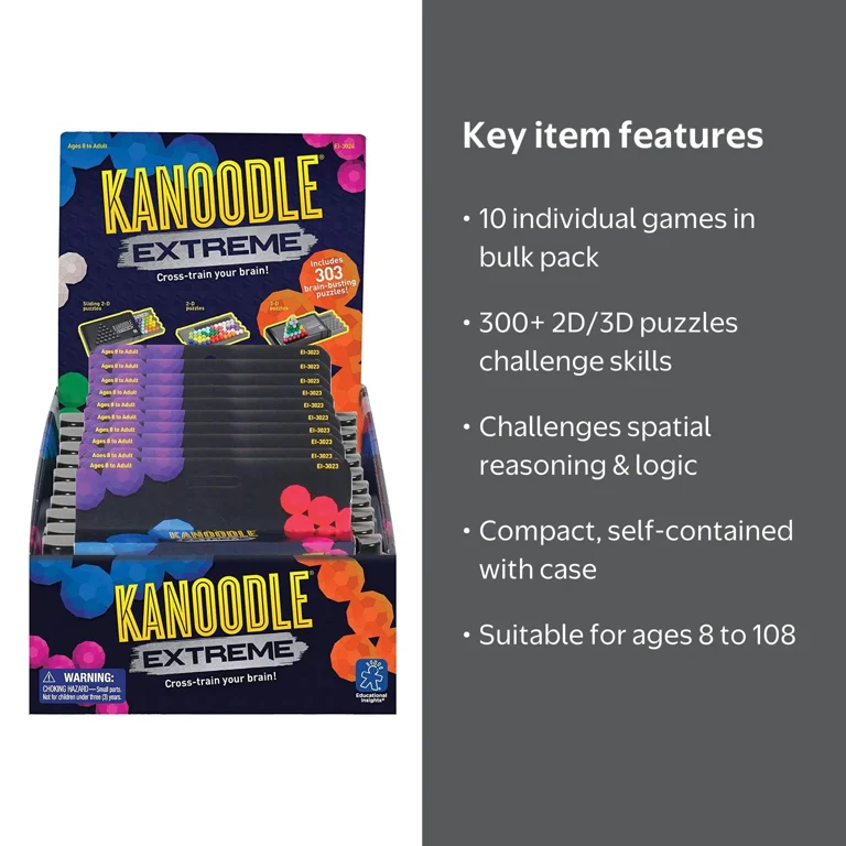Educational Insights Kanoodle Extreme (Pack of 10), Brain Teaser