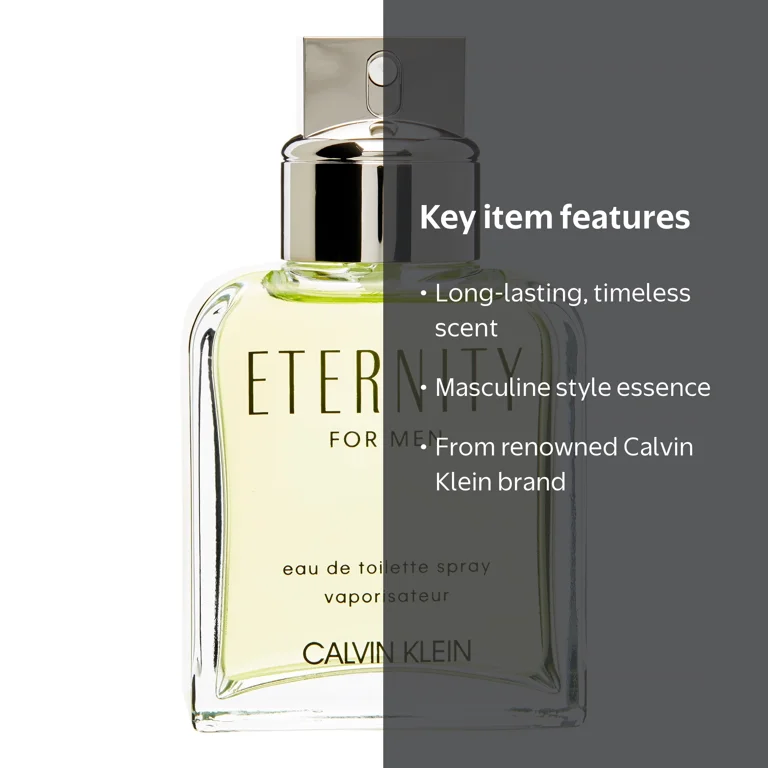 Calvin Klein Eternity Men's Fragrance, Perfume, Eau de Toilette