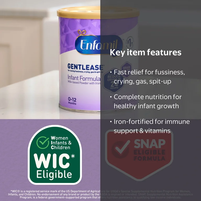 Enfamil Gentlease Easy to Digest Baby Formula for Easing Fussiness