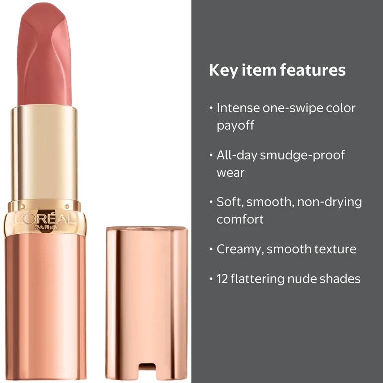 L'OREAL PARIS ★５NB × 1７★本日のみ大幅お値下げ！ L'Oreal Paris Colour Riche Les Nus Intense Lipstick, 173 Nu