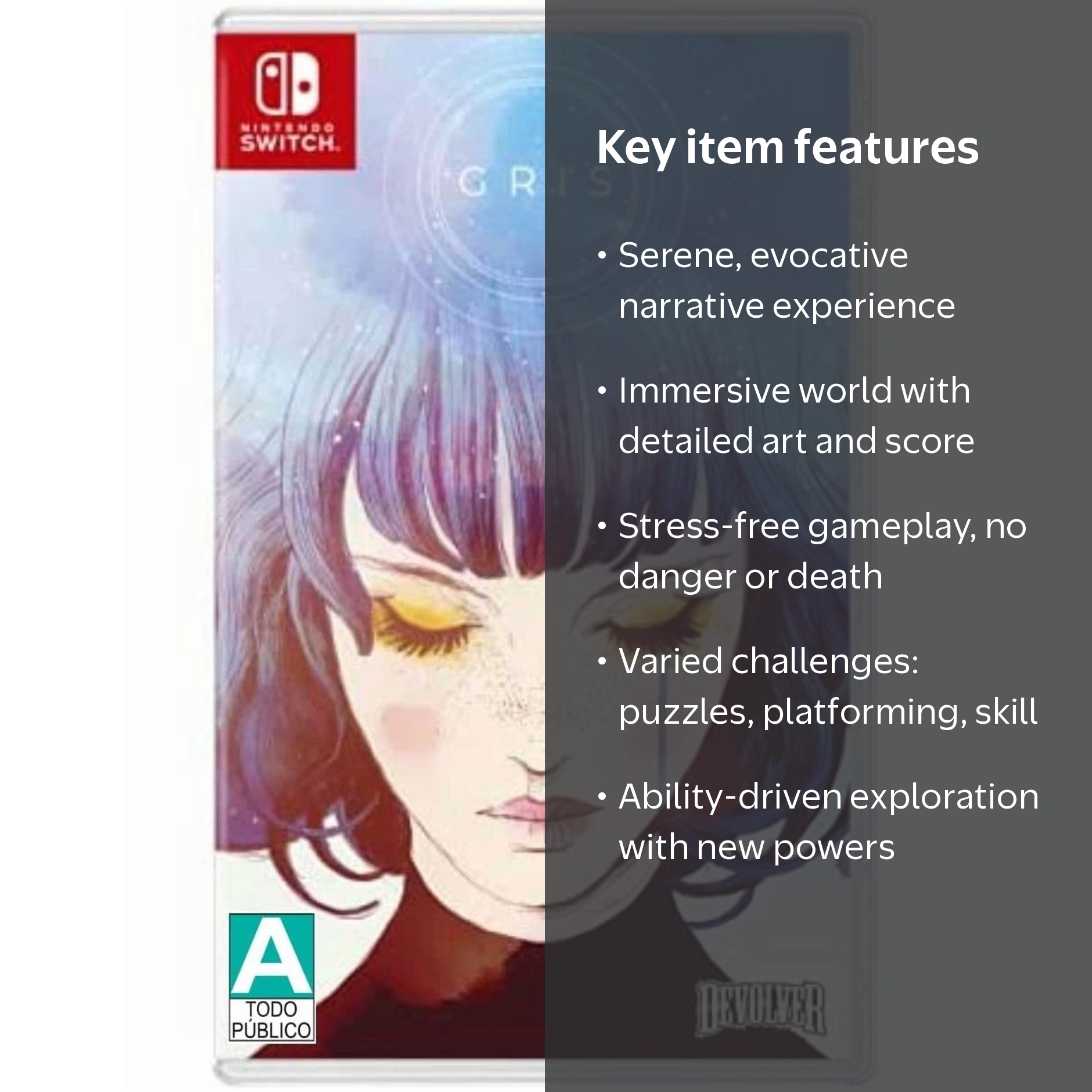 Gris (Standard Edition) - Nintendo Switch - Walmart.com