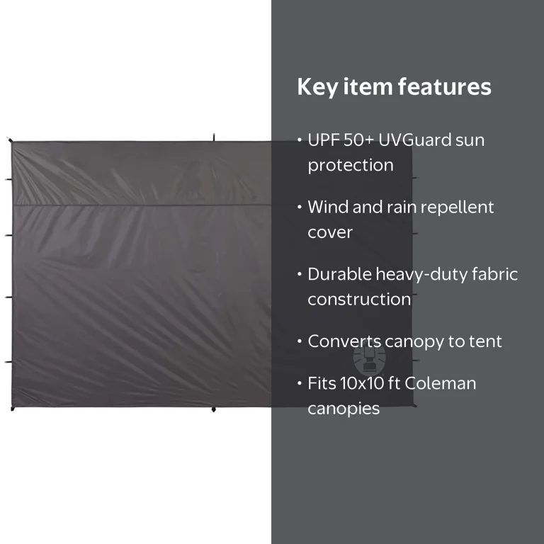 Coleman Sunwall Accessory for 10 x 10 Square Canopy Sun Shelter