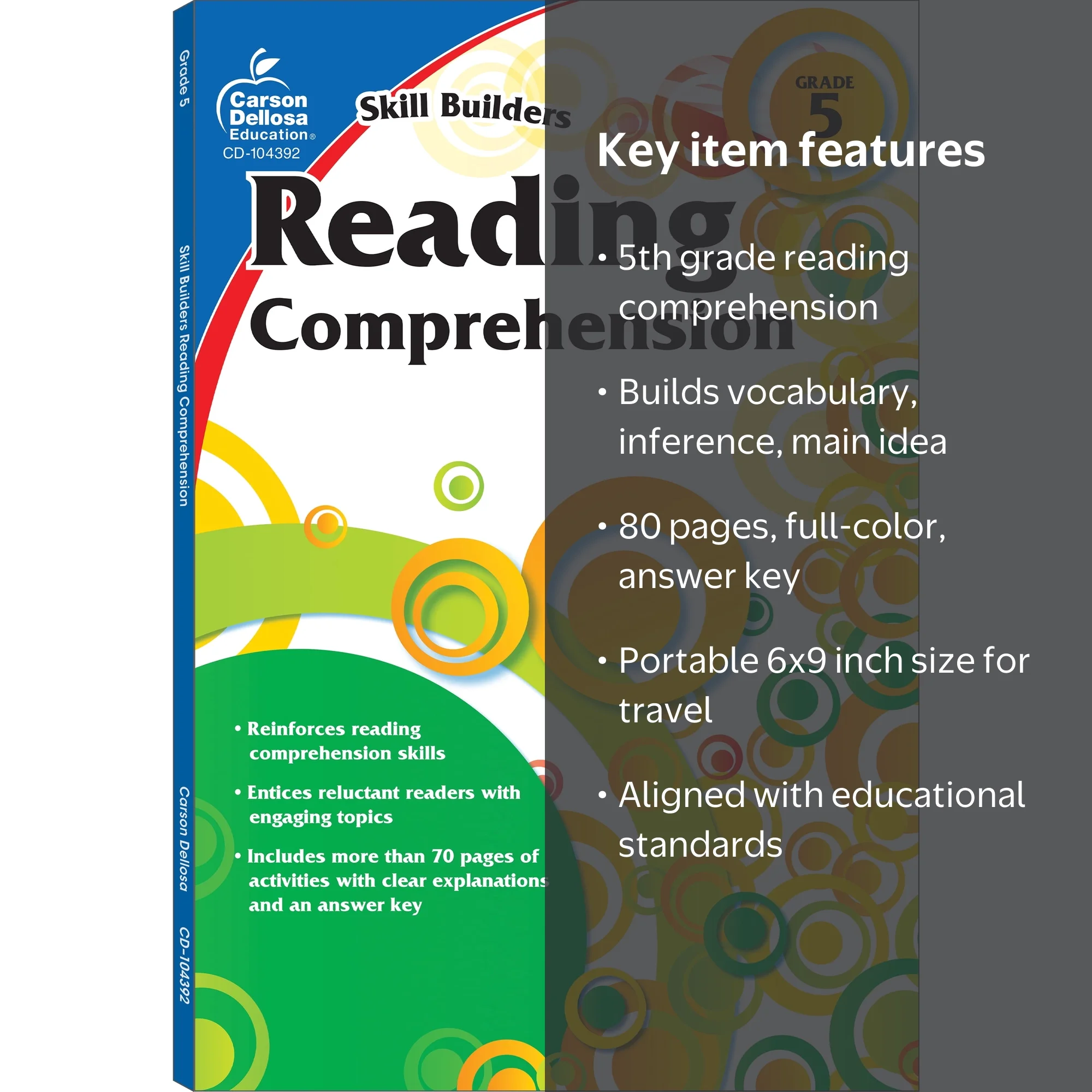 Carson Dellosa Skill Builders Reading Comprehension Workbook Grade