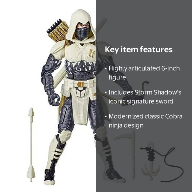 GI Joe Classified Series Storm Shadow Arctic Mission with COBRA