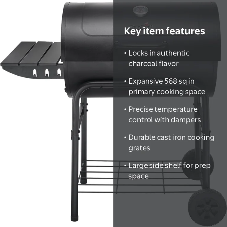 Char-Broil American Gourmet Charcoal Grill 840 - Walmart.com