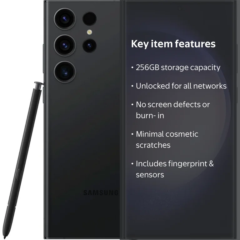 Samsung Restored Galaxy S23 Ultra 5G S918U Fully Unlocked 256GB