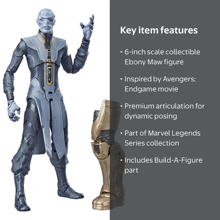 マーベルレジェンド 6インチ エボニー マウ The Avengers Marvel Legends Series Avengers: Endgame 6-inch Ebony