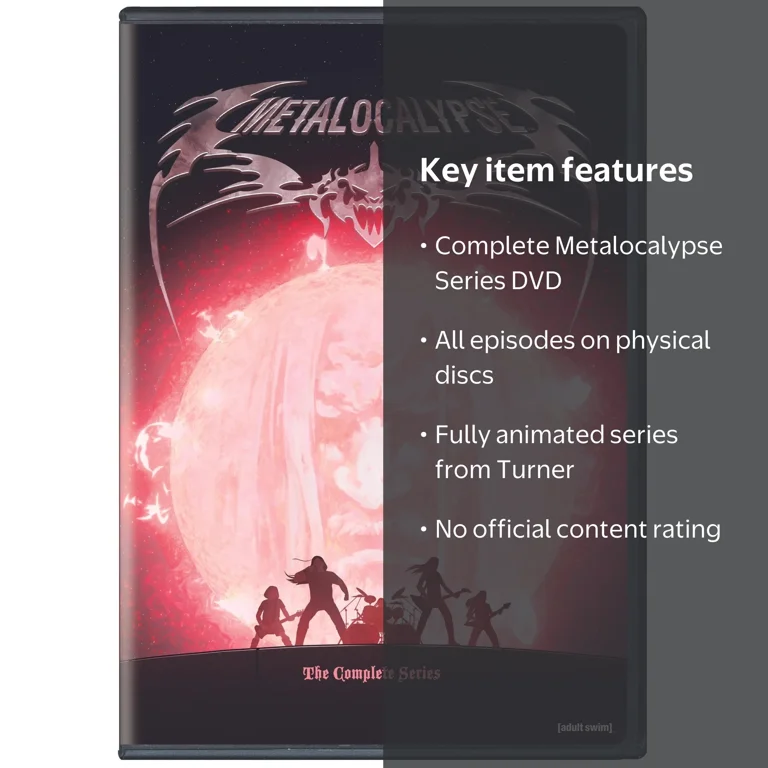 Free Shipping! SDS Metalocalypse The Complete Series DVD Heavy