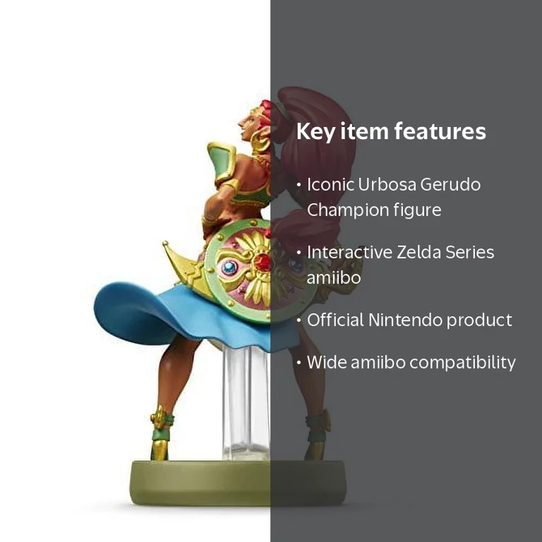 Nintendo, Zelda Series amiibo, Urbosa Gerudo Champion, Universal Nintendo, Zelda Series amiibo, Urbosa Gerudo Champion, Universal