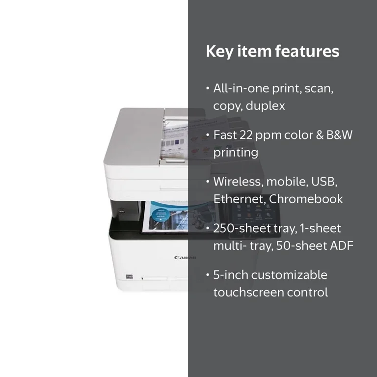 Canon MF654CDW - Laser Color All In One, Wireless, Mobile Ready