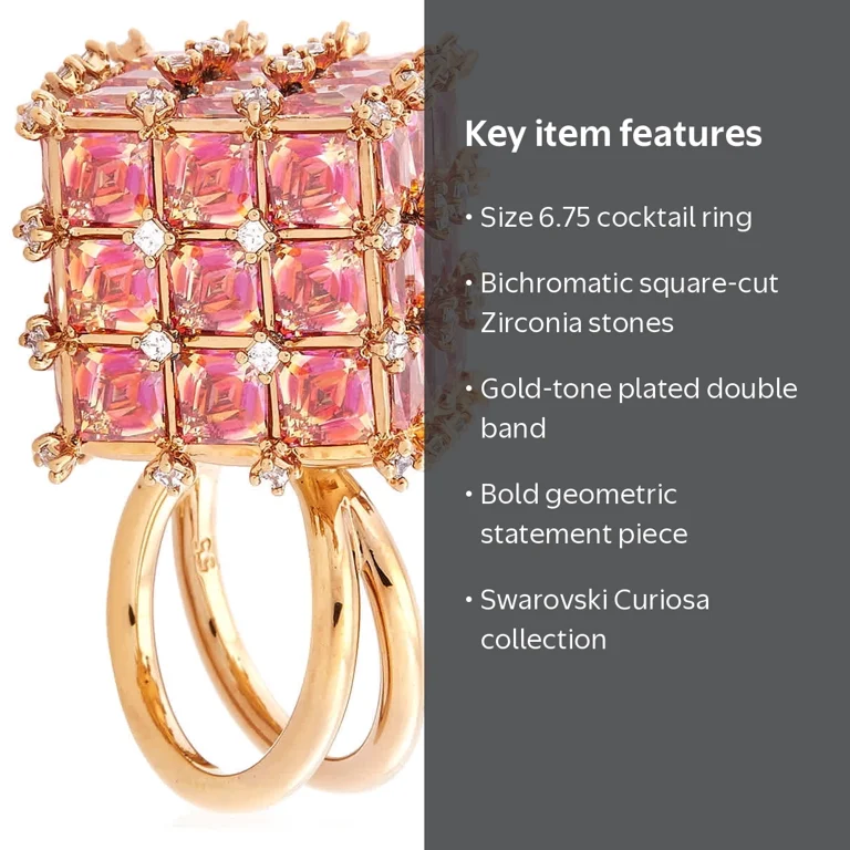 Swarovski Curiosa Cocktail Ring, Size 6.75 - Walmart.com
