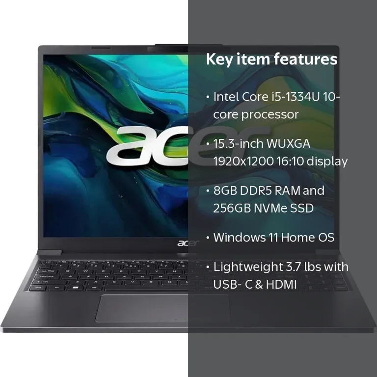 acer Aspire Go 15 Laptop, 15.3