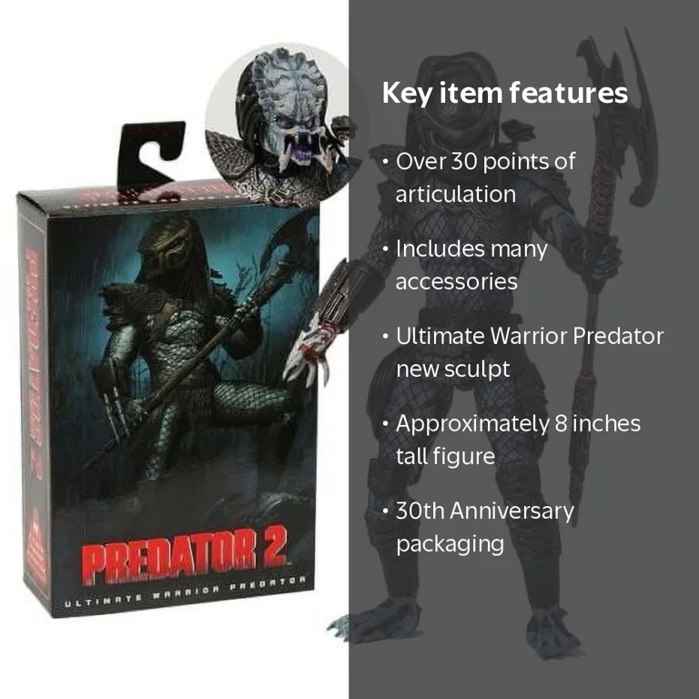 NECA Predator 2 Ultimate Warrior Predator 8