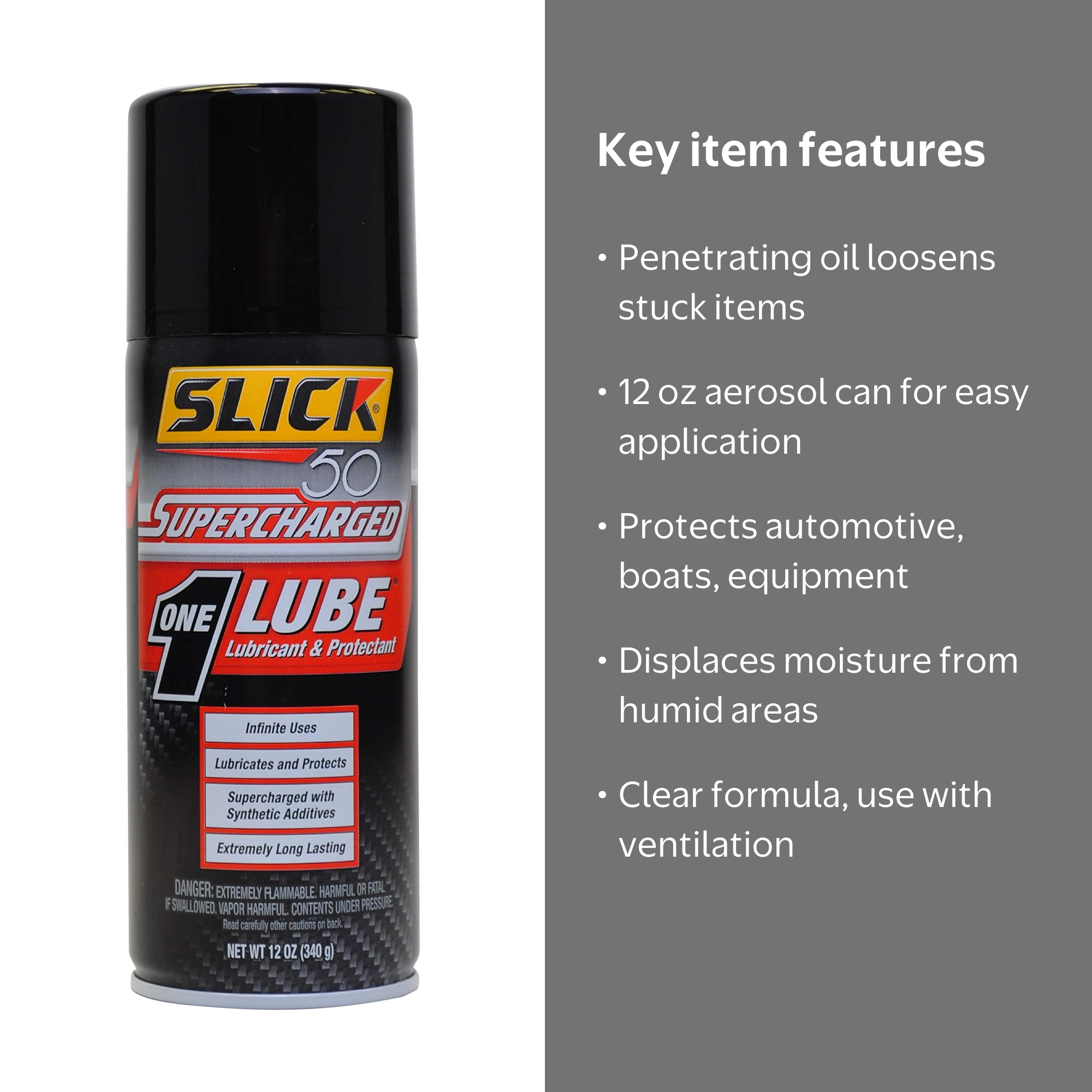 Protectant Lubricant, 12 oz, Aerosol Can, Clear 43712012 - Walmart.com