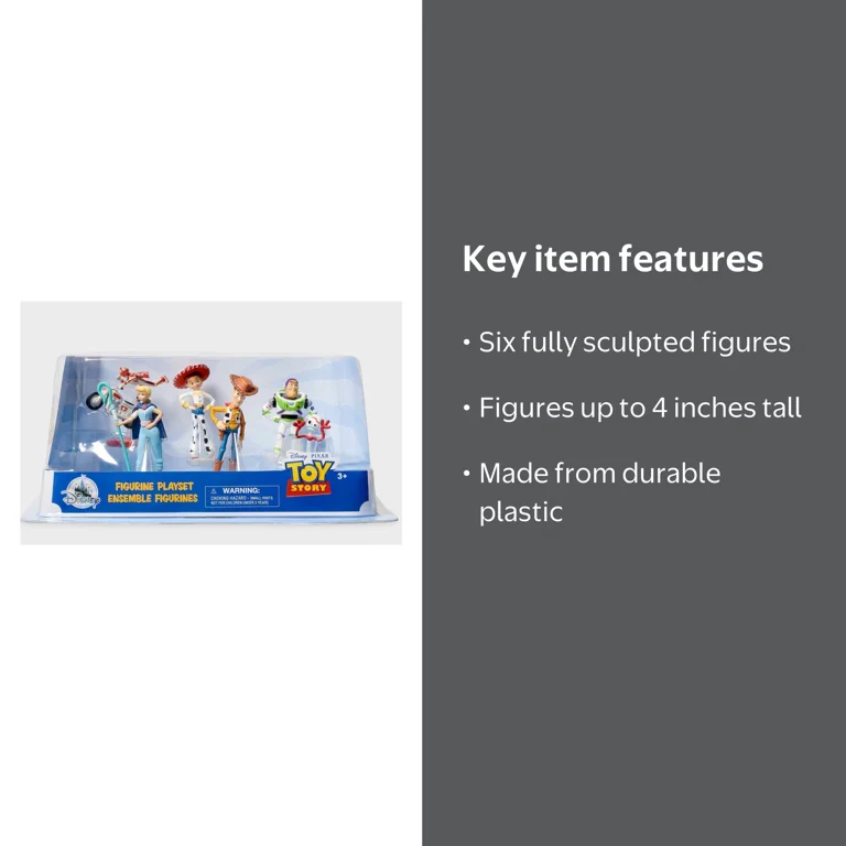 Disney Pixar Toy Story 6pk Figurine Playset Disney Store Exclusive