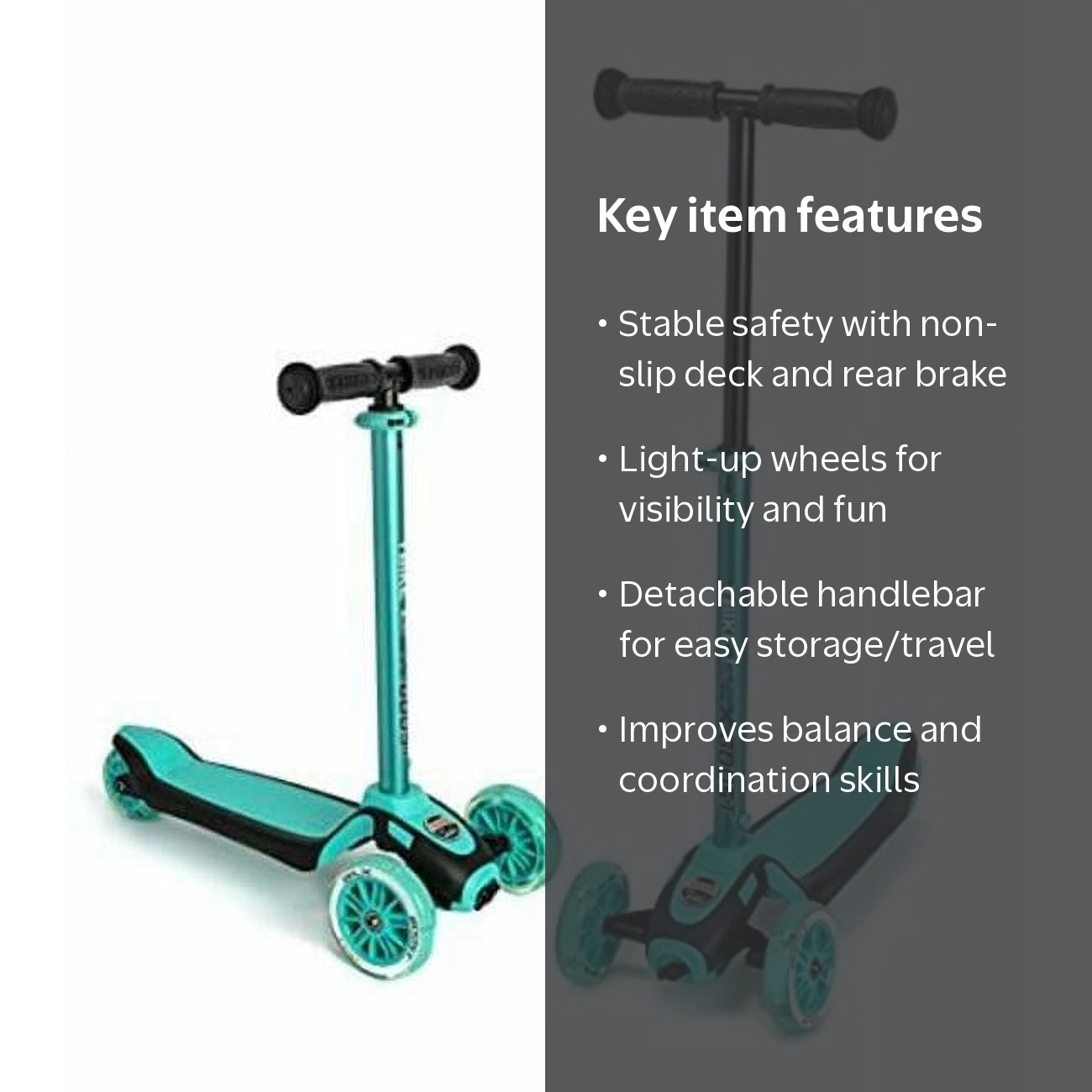 YBike YGLXB6 GLX Boost Scooter with Adjustable Steering