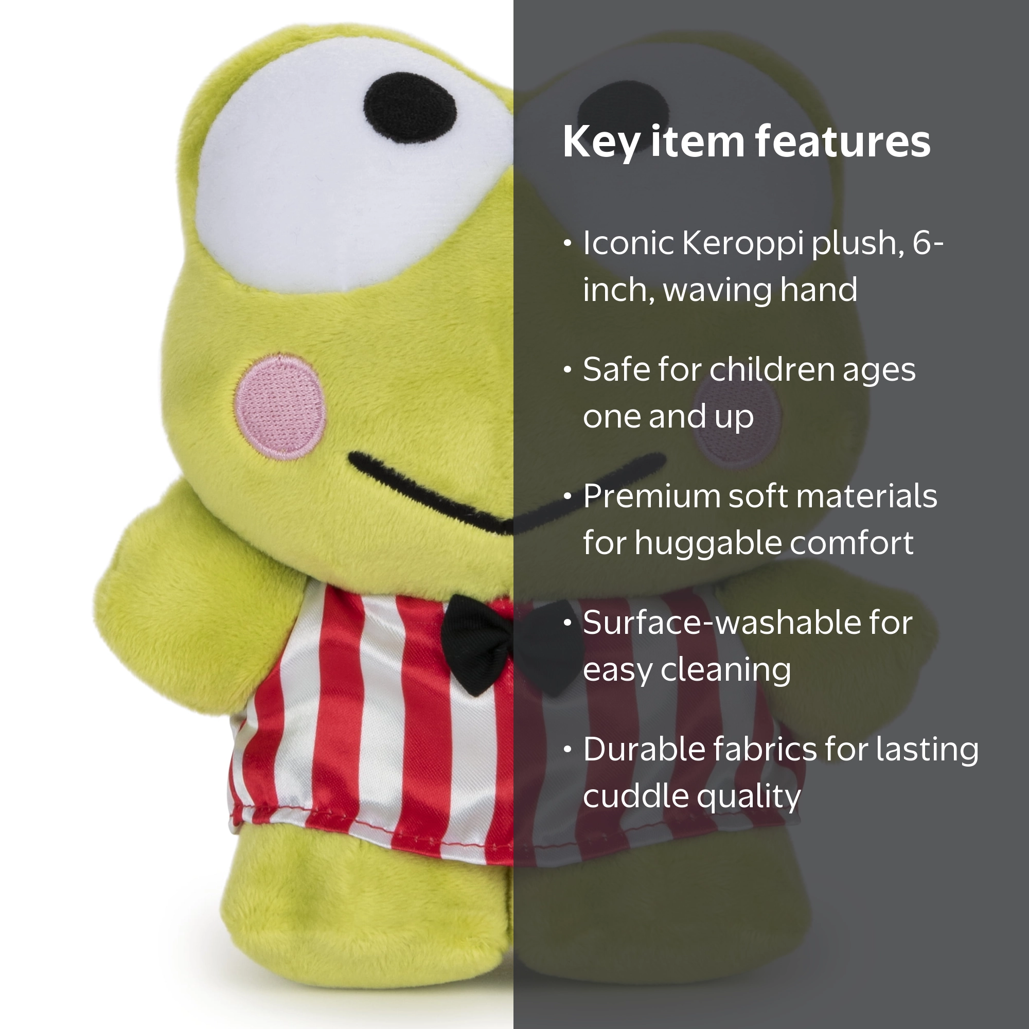 GUND, Sanrio Keroppi Plush, 6 Inch, Soft Stuffed Animal - Walmart.com
