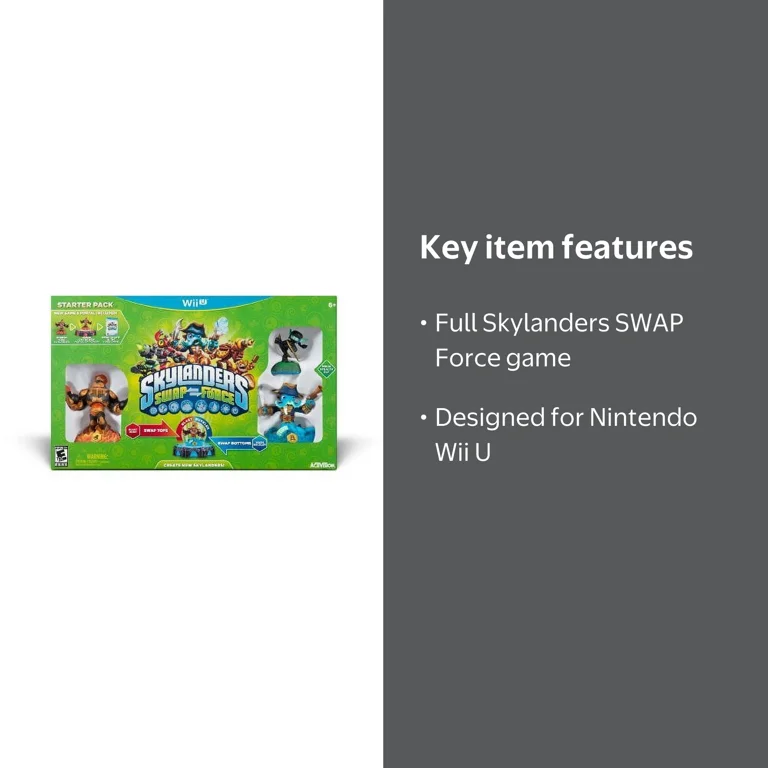 Skylanders SWAP Force Starter Pack (Nintendo Wii U) - Walmart.com