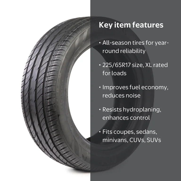 Montreal Eco-2 All-Season Performance Tire, 225/65R17 102H XL, for