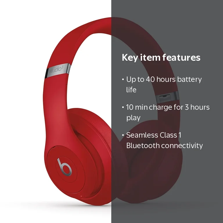 Beats Studio3 Wireless Noise Cancelling Headphones with Apple W1