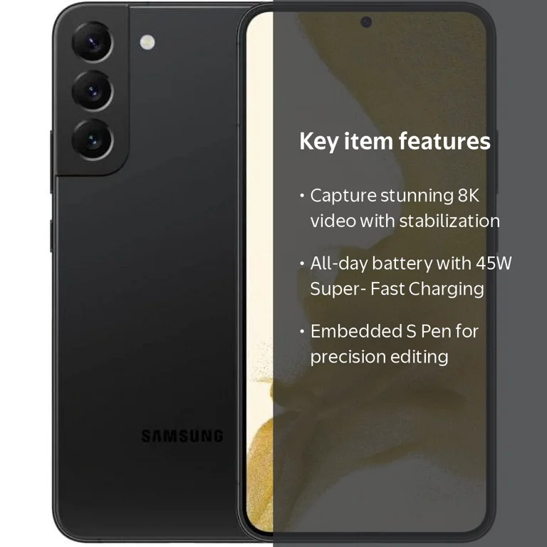 Samsung Galaxy S22+ Plus 5G 256GB Android, Factory Unlocked