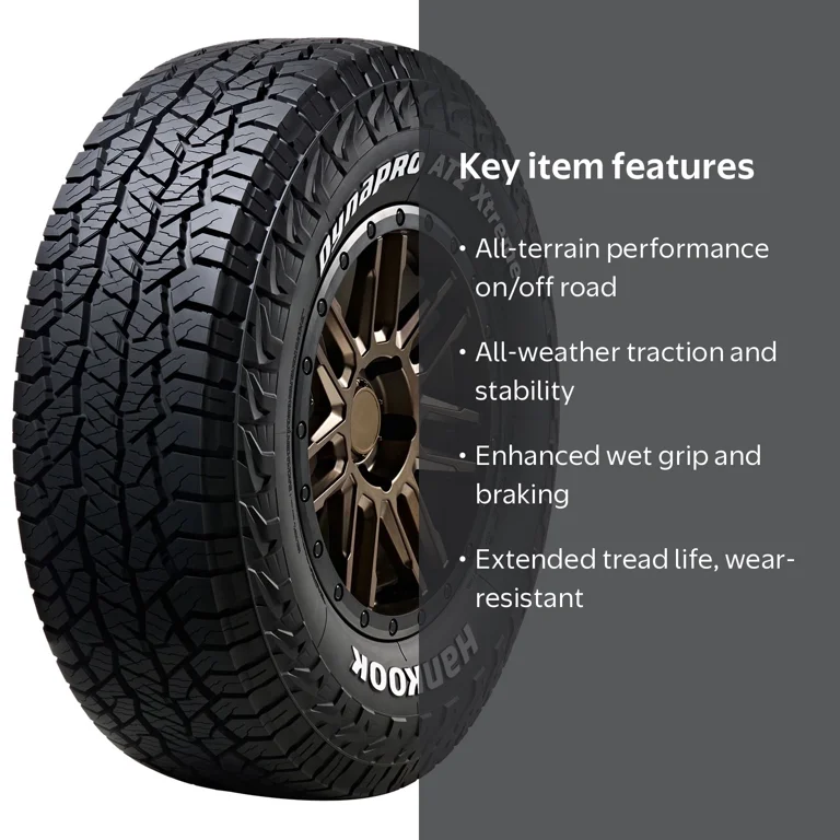 Hankook, All Terrain Tire, 265/60R18XL 114T BW, Off-Road Traction