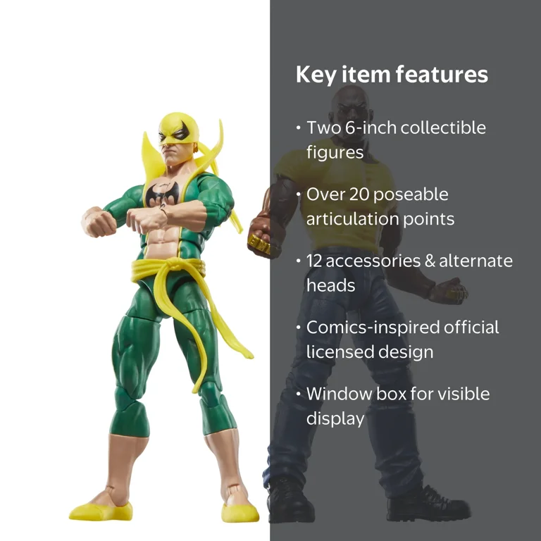 Marvel Legends Series Iron Fist and Luke Cage, 6