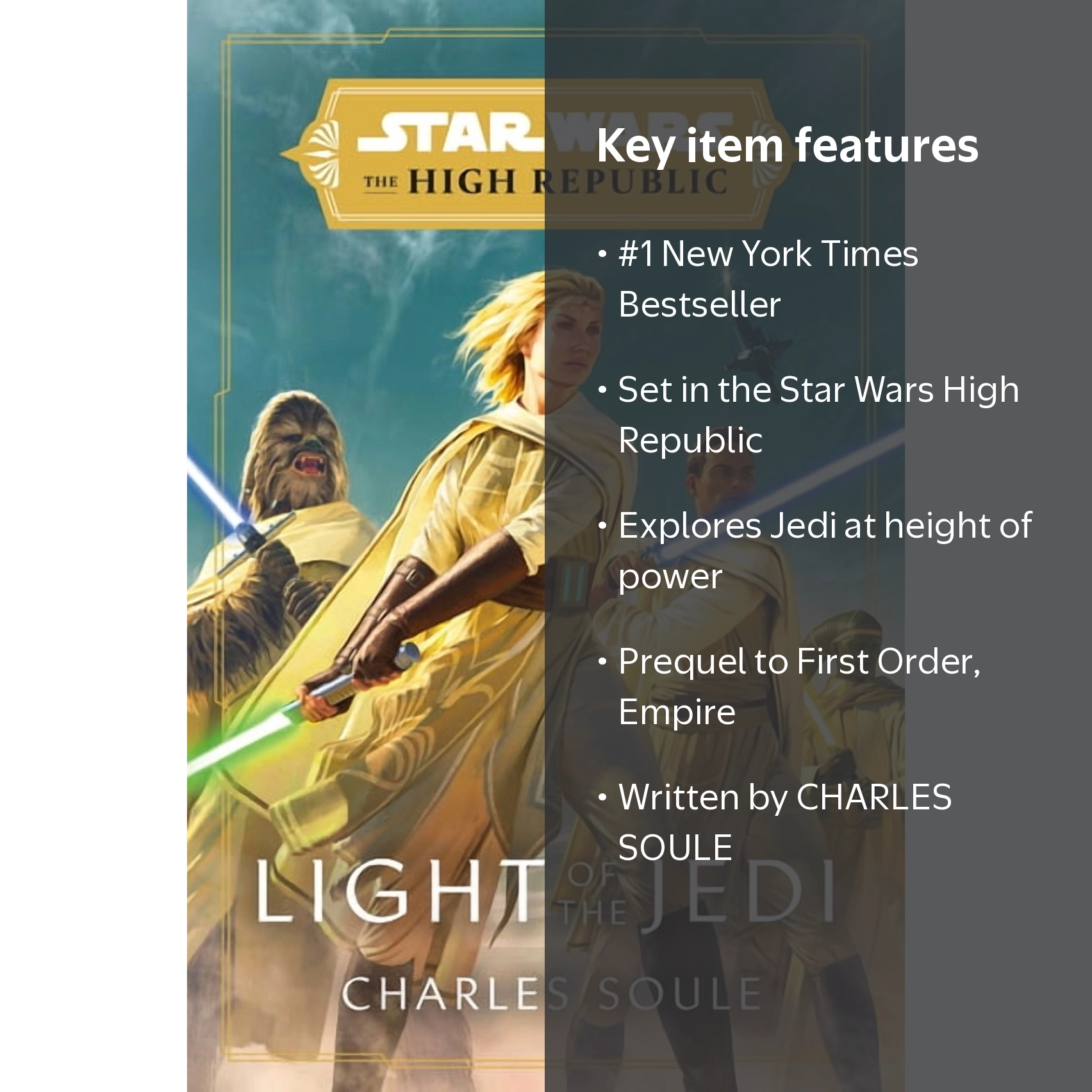 CHARLES SOULE, Light of the Jedi, the High Republic, Hardcover