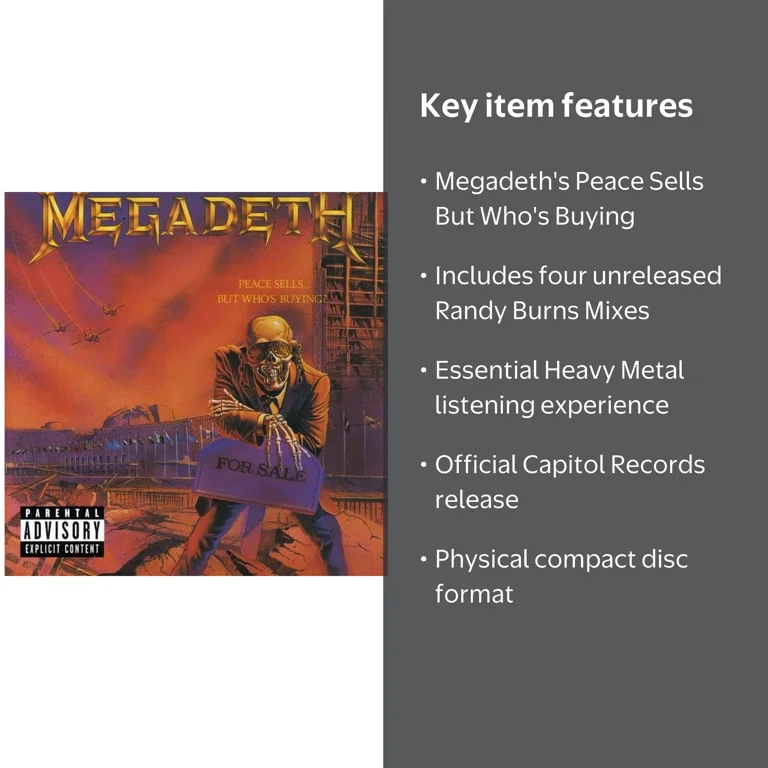 Megadeth - Peace Sells But Who's Buying - Music & Performance - CD
