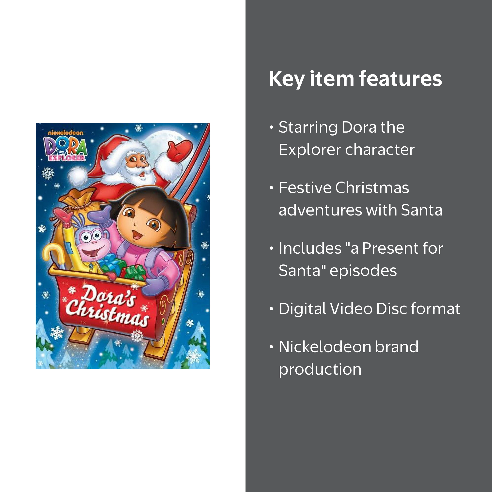 Paramount, Dora's Christmas DVD, Kids & Family, Christmas with